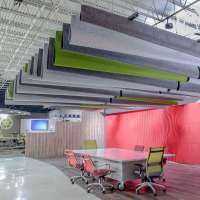 Polyester acoustic ceilings for promotion ceiling tiles