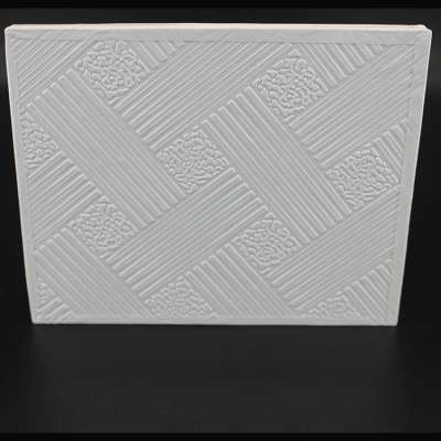 Laminated Price Vinyl Faced Decorative Sizes Gypsum Ceiling Tiles