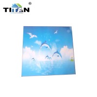 Modern Blue Sky PVC Ceiling Tiles 595X595 HS Code